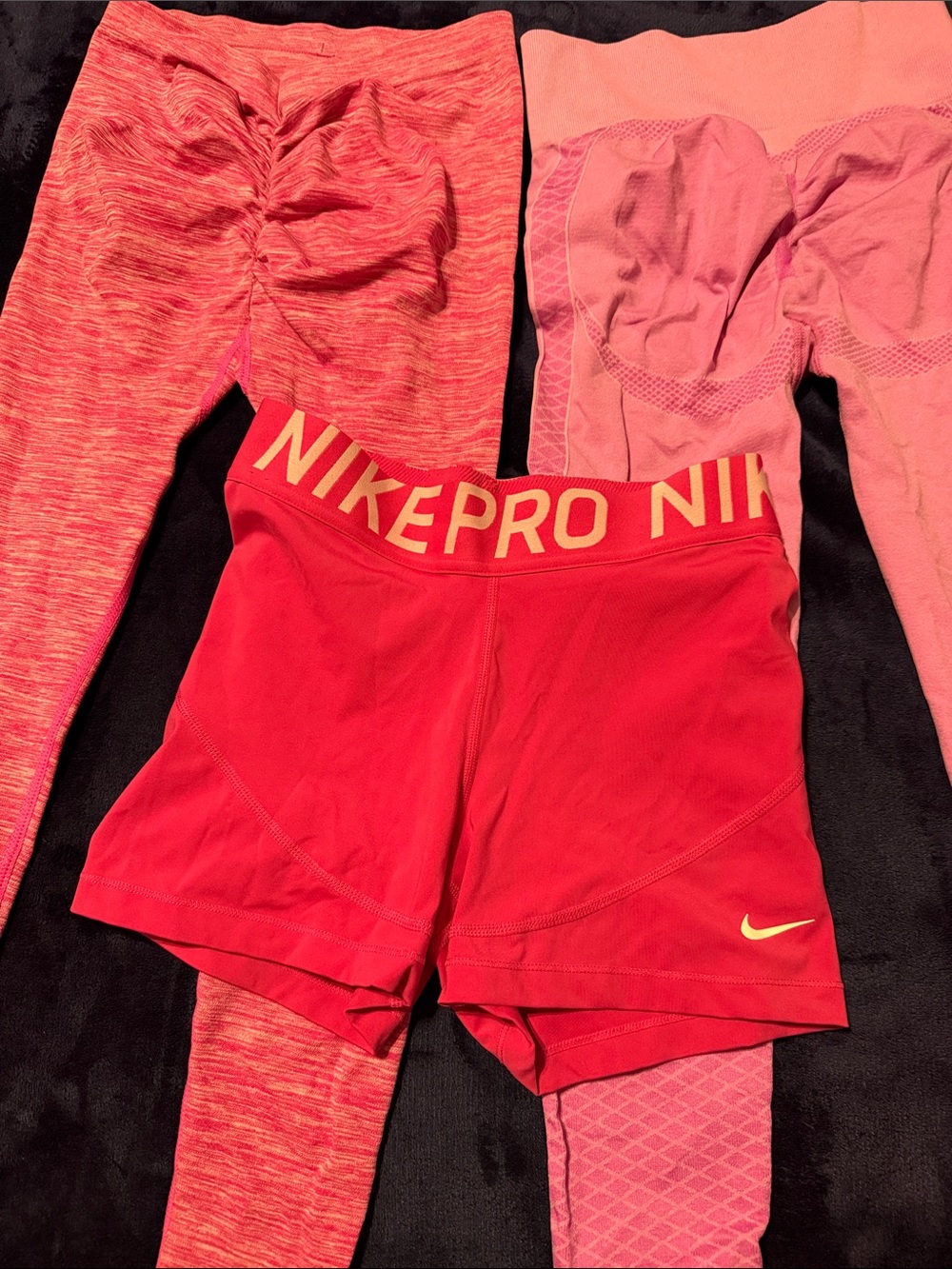 Women’s Athletic Pants Unbranded + Nike Pro Shorts Women's Size S Lot of 3